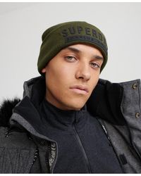 Superdry Gorro Surplus Silicone - Verde