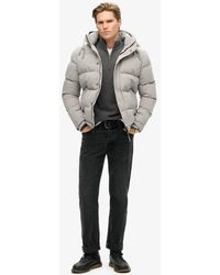 Superdry - & Co Everest Short Hooded Puffer Jacket - Lyst