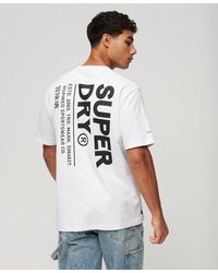 Superdry - T-shirt ample à logo utility sport - Lyst