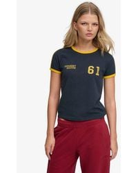 Superdry - & Co Athletic Essentials Stripe T-shirt - Lyst