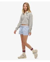 Superdry - & Co Organic Cotton Stripe Elasticated Shorts - Lyst