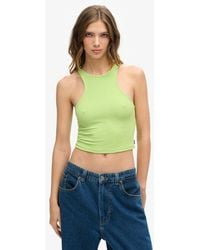 Superdry - & Co Studios Jersey Racer Tank Top - Lyst