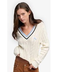 Superdry - & Co Lightweight Cricket Jumper - Lyst