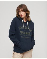 Superdry - Archive Script Graphic Hoodie - Lyst