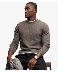Superdry - & Co Brushed Cable Sleeve Jumper - Lyst