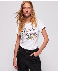 Superdry - Stacker Infill T-Shirt Optic - Lyst