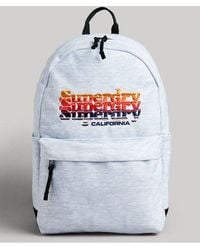 Superdry - Graphic Montana Backpack Light Grey Size: 1size - Lyst