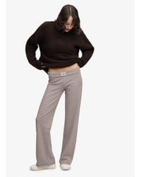 Superdry - & Co Athletic Essentials Stripe Jersey Trousers - Lyst