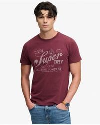Superdry - & Co Vintage Workwear Print T-shirt - Lyst