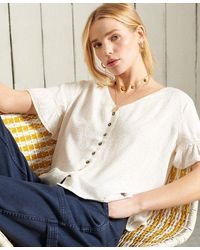 Superdry Short-sleeve tops for Women | Online Sale up to 30% off | Lyst  Canada