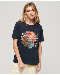 Superdry - Ladies Classic Tokyo Relaxed T-shirt - Lyst