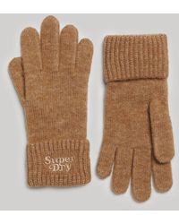 Superdry - Knitted Ribbed Gloves - Lyst