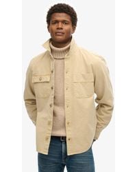 Superdry - Cotton Surplus Canvas Overshirt - Lyst
