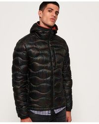 Superdry - Wave Quilt Jacket Camo Aop - Lyst