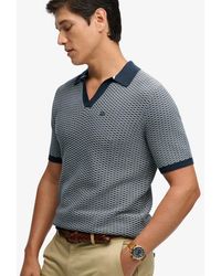 Superdry - & Co Johnny Collar Knitted Polo Shirt - Lyst