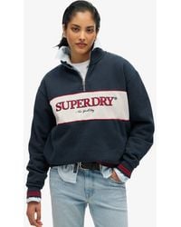 Superdry - & Co Country Club Loose Half Zip Sweatshirt - Lyst