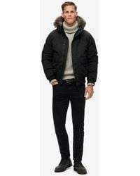 Superdry - & Co Everest Faux Fur Bomber Jacket - Lyst