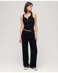 Superdry - Vintage Wide Leg Cord Trousers - Lyst
