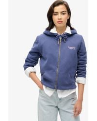 Superdry - Essential Logo Zip Hoodie - Lyst