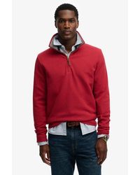 Superdry - & Co Essential Pique Half Zip - Lyst