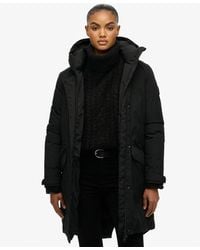 Superdry - City Fishtail Padded Parka - Lyst