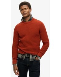 Superdry - Textured Crew Knitted Jumper - Lyst