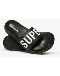 Superdry - & Co Core Graphic Pool Sliders - Lyst