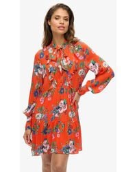 Superdry - & Co Studios Off Duty Mini Dress - Lyst