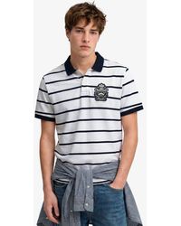 Superdry - & Co Crest Stripe Polo Shirt - Lyst