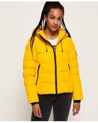 womens superdry padded coat