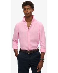 Superdry - & Co Vacation Long Sleeved Linen Shirt - Lyst