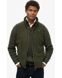 Superdry - Homme Gilet En Polaire Estate Taille - Lyst