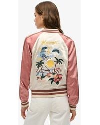 Superdry - & Co Suikajan Embroidered Bomber - Lyst