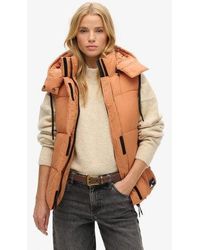 Superdry - Touchline Short Padded Gilet - Lyst