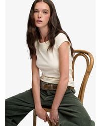 Superdry - & Co Athletic Essentials Off Shoulder Top - Lyst