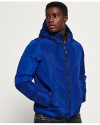 Superdry - Xenon Padded Jacket Bright Cobalt - Lyst