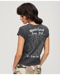 Superdry - T-shirt à mancherons motörhead x - Lyst