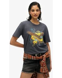 Superdry - Biker Rock Graphic Relaxed T-Shirt - Lyst