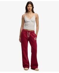 Superdry - Athletic Essentials Low Rise Flare Joggers - Lyst