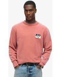 Superdry - & Co Loose Fit Embroidered Logo Mechanic Crew Sweatshirt - Lyst