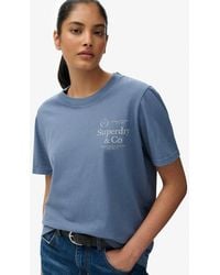 Superdry - & Co Luxe Casual Relaxed T-shirt - Lyst
