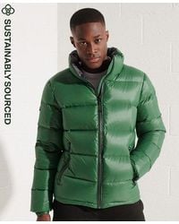 Superdry - Alpine Luxe Down Jacket Dark - Lyst