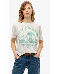 Superdry - & Co Lo-fi Outdoor Mono Relaxed T-shirt - Lyst