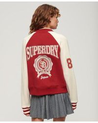 Superdry - Bomber en jersey à motif college - Lyst