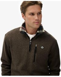 Superdry - Storm Fleece Half Zip Jumper - Lyst