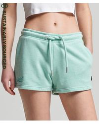 Superdry - & Co Organic Cotton Vintage Logo Jersey Shorts - Lyst