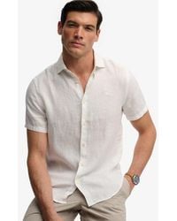 Superdry - & Co Riviera Short Sleeve Linen Shirt - Lyst