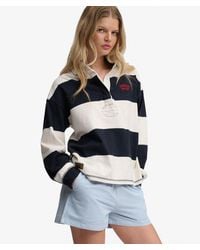 Superdry - & Co Cotton Elastic Check Shorts - Lyst
