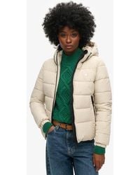 Superdry - & Co Hooded Spirit Sports Puffer Jacket - Lyst