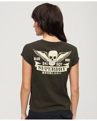 Superdry - Retro Rocker-t-shirt Met Korte Mouwen - Lyst